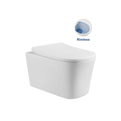 Унитаз подвесной Arco VT1-36 безободковый, цвет белый, ультратонкое soft-close сиденье Унитаз подвесной Arco VT1-36 безободковый, цвет белый, ультратонкое soft-close сиденье