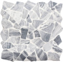 Мозаика натуральный мрамор SPLIT GREY MATT, Broken