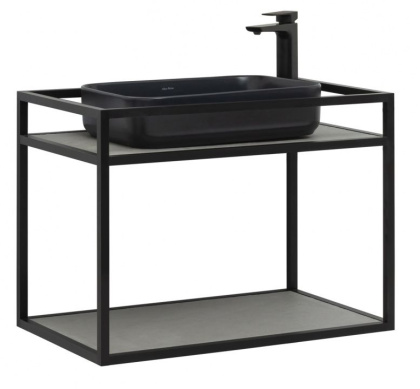 Консоль под раковину Allen Brau Liberty 75 1.33001.BB черный браш Консоль под раковину Allen Brau Liberty 75 1.33001.BB черный браш