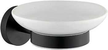 Мыльница для ванной Allen Brau Priority 6.31005-31 белый/черный матовый Мыльница для ванной Allen Brau Priority 6.31005-31 белый/черный матовый