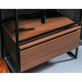 Ящик под консоль LOFT 80 dark wood, 1 полка 894-080-D Boheme Ящик под консоль LOFT 80 dark wood, 1 полка 894-080-D Boheme