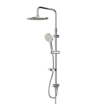 F0780064 Like душевая система, верхний душ 250 мм, ручной душ 120 мм, 3 функции, Хром, шт. F0780064 Like душевая система, верхний душ 250 мм, ручной душ 120 мм, 3 функции, Хром, шт.