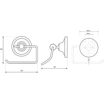 Держатель для туалетной бумаги 144212028 Держатель для туалетной бумаги 144212028