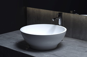 Раковина Salini GLORIA 302 1102202MRF S-Stone покраска по RAL полностью, накладная, матовая
