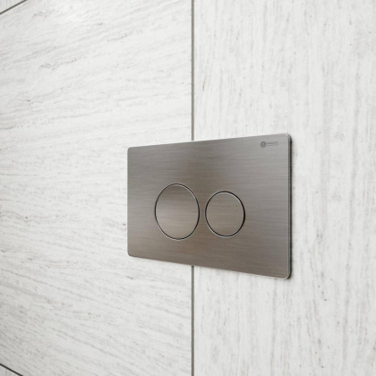 Клавиша смыва Point Виктория PN44061SB для инсталляции, сталь брашированная