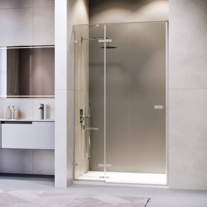 Душевая дверь 110*200 RGW SV-004 Хром/Прозрачное/8 мм (EasyClean)