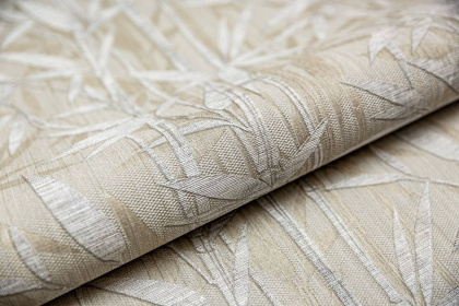 Обои виниловые Бамбук мотив, серый, зеленый