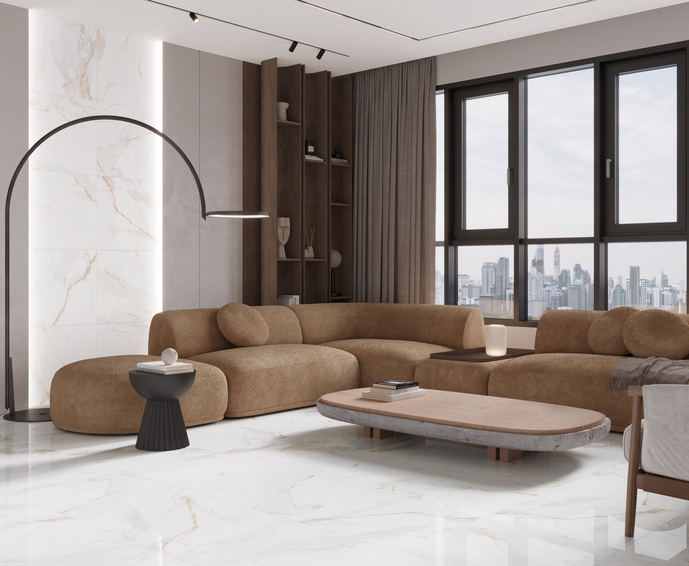 Solar Bliss Керамогранит белый 60х120 Полированный