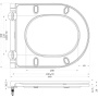 Сиденье с металлическими креплениями, системой Soft close BB870SC Сиденье с металлическими креплениями, системой Soft close BB870SC