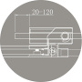 SLIDER-R-2-80/90-Grigio-Cr Душевой уголок SLIDER-R-2-80/90-Grigio-Cr Душевой уголок