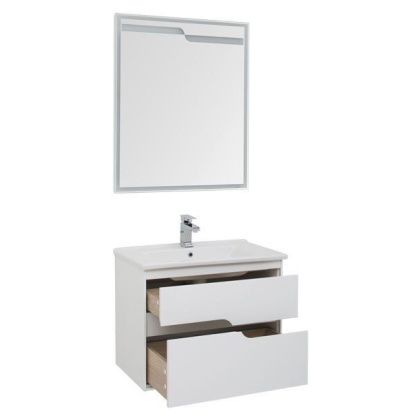 Мебель для ванной Aquanet Модена 75 белый Мебель для ванной Aquanet Модена 75 белый