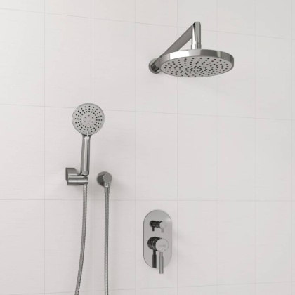 A14129 Встраиваемый комплект для душа с верхней душевой насадкой и лейкой Wasserkraft A14129 Встраиваемый комплект для душа с верхней душевой насадкой и лейкой Wasserkraft