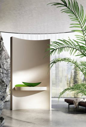 Раковина накладная прозрачная ABBER Kristall AT2808Emerald зеленая Раковина накладная прозрачная ABBER Kristall AT2808Emerald зеленая