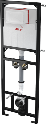 Монтажная рама с бачком для видуара и смесителя, со стоковым коленом DN90/110
