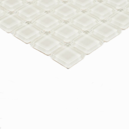 Мозаика стеклянная Super White (чип 4*15*15) 300*300(22шт-1.98м2), м2