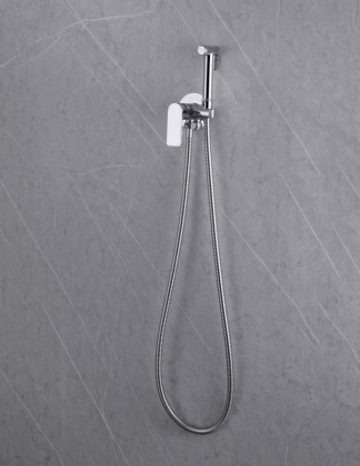 Смеситель ABBER Weiss Insel AF8025 с гигиеническим душем, хром Смеситель ABBER Weiss Insel AF8025 с гигиеническим душем, хром