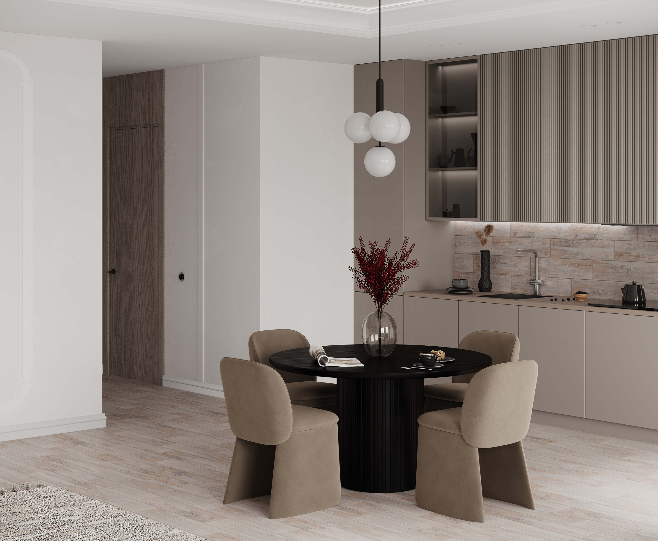 Lucie Керамогранит светло-бежевый 14,7х59,4