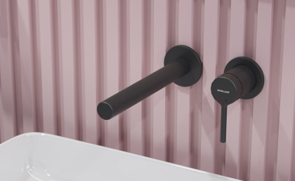 Смеситель для умывальника скрытого монтажа EXCELLENT Pi AREX.1214BL (черный мат)