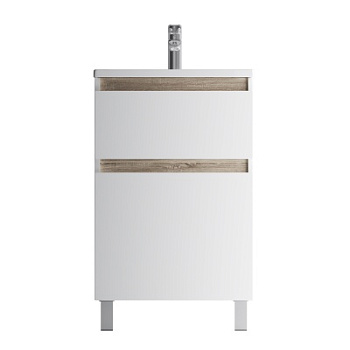 M85AFSX0451WG X-Joy, База под раковину, напольная, 45 см, 1 дверца, Белый глянец