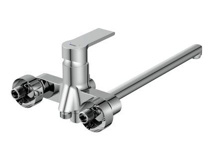 Смеситель для ванны BRASKO с длинным изливом Смеситель для ванны BRASKO с длинным изливом