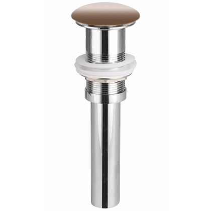 Донный клапан без перелива с керамической накладкой с системой "Click-Clack"