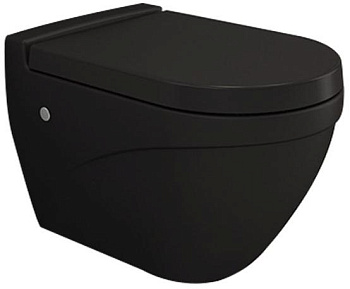Чаша унитаза подвесного Bocchi Taormina Arch 1012-004-0129 черная матовая Чаша унитаза подвесного Bocchi Taormina Arch 1012-004-0129 черная матовая