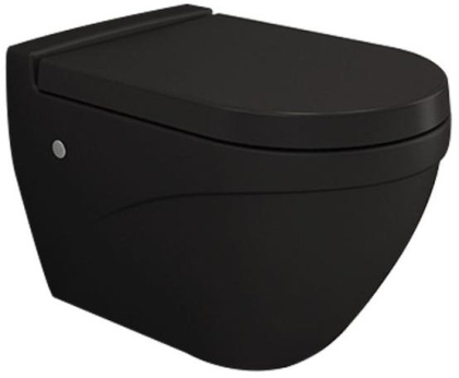 Чаша унитаза подвесного Bocchi Taormina Arch 1012-004-0129 черная матовая Чаша унитаза подвесного Bocchi Taormina Arch 1012-004-0129 черная матовая
