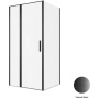 Душевой уголок Allen Brau Priority 100x90 3.31030.BBA + 3.31045.BBA черный браш