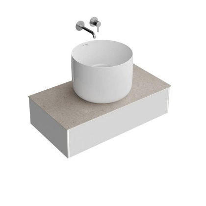 Тумба MAGICA подвесная 90, 1 ящик, утренний серый матовый                       Тумба MAGICA подвесная 90, 1 ящик, утренний серый матовый