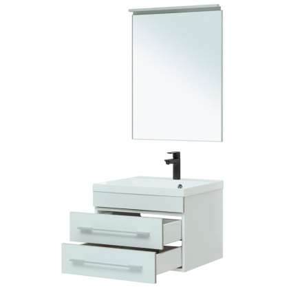 Мебель для ванной Aquanet Верона 58 New белый матовый Мебель для ванной Aquanet Верона 58 New белый матовый