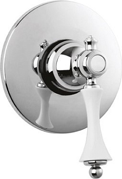 MARGOT-DIM-01-N Встраиваемый смеситель для душа Исполнение: Хром, Ручки: Чёрная 