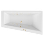 Ванна EXCELLENT Sfera Slim 170x100 (правая) "SOFT" (золото) Ванна EXCELLENT Sfera Slim 170x100 (правая) "SOFT" (золото)