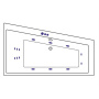 Ванна EXCELLENT Sfera 170x100 (правая) "SMART" (бронза) Ванна EXCELLENT Sfera 170x100 (правая) "SMART" (бронза)