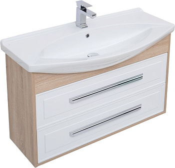 Тумба под раковину Aquanet Остин 105 дуб сонома Тумба под раковину Aquanet Остин 105 дуб сонома