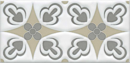 Декор STG\A620\16000 Клемансо орнамент 7,4*15 (1уп/40шт), шт Декор STG\A620\16000 Клемансо орнамент 7,4*15 (1уп/40шт), шт