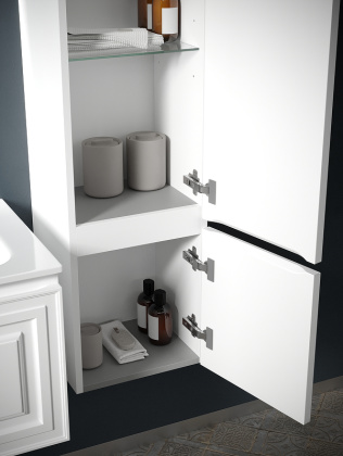 Шкаф-пенал SANCOS Very подвесной правый,  Bianco , 350х300х1600 мм, арт. PVR35RW