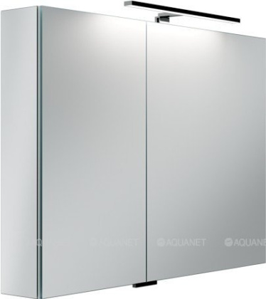 Зеркальный шкаф для ванной комнаты  SANCOS Hilton 1000x148х740 мм, с LED подсветкой, арт.Z1000