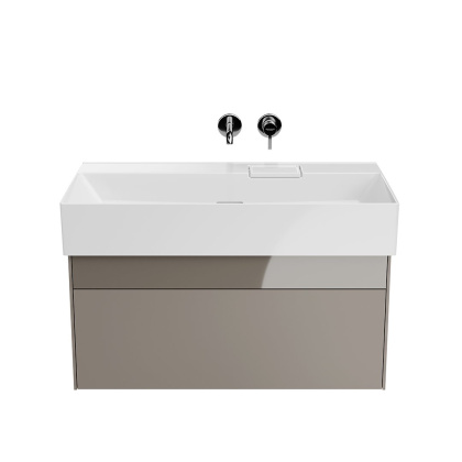 Тумба LOGICA подвесная 2 ящика 90 см, песчаный LO.90.2\SAN