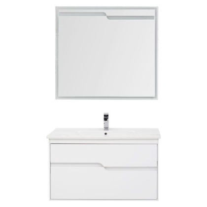 Мебель для ванной Aquanet Модена 100 белый Мебель для ванной Aquanet Модена 100 белый