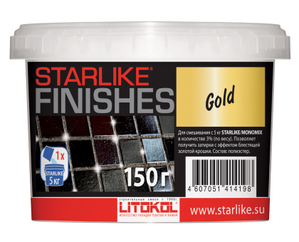Декоративная добавка GOLD 0,15 Декоративная добавка GOLD 0,15