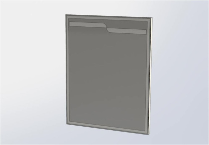 Зеркало Aquanet Модена 75 белый Зеркало Aquanet Модена 75 белый