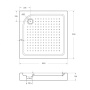 Акриловый поддон BelBagno TRAY-BB-A-85-15-W Акриловый поддон BelBagno TRAY-BB-A-85-15-W