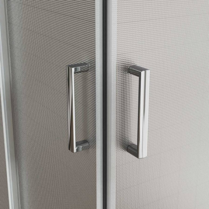 Душевой уголок City VSS-5CT800MT, 800*800, хром, стекло текстурное