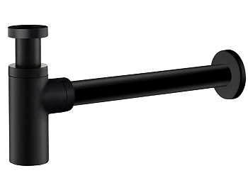 Сифон Timo 958/03L для раковины черный Сифон Timo 958/03L для раковины черный