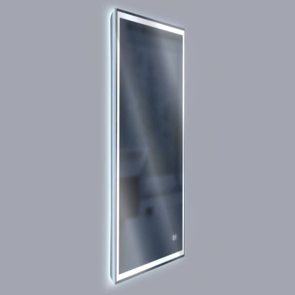 Зеркало LED VLM-3VN500-2 500х700 c сенсорным выключателем и диммером, антизапотевание