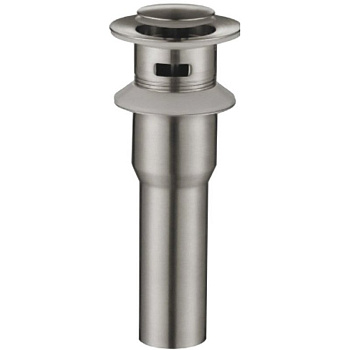 BB-PCU-02-IN Донный клапан для накладных раковин с системой Клик-клак с переливом, нержавеющая сталь, сатин BB-PCU-02-IN Донный клапан для накладных раковин с системой Клик-клак с переливом, нержавеющая сталь, сатин