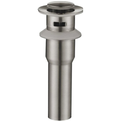 BB-PCU-02-IN Донный клапан для накладных раковин с системой Клик-клак с переливом, нержавеющая сталь, сатин BB-PCU-02-IN Донный клапан для накладных раковин с системой Клик-клак с переливом, нержавеющая сталь, сатин