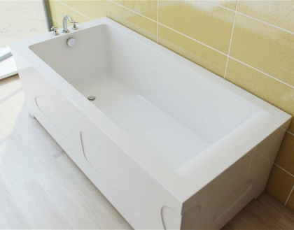 Ванна из искусственного мрамора Эстет Дельта 180x80                                                     Ванна из искусственного мрамора Эстет Дельта 180x80