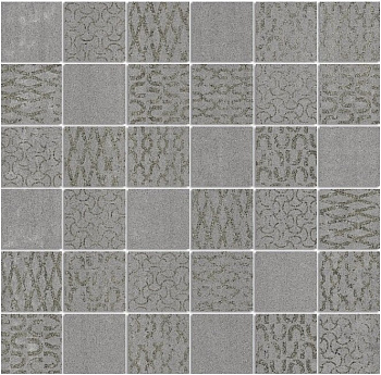 Декор Про Дабл серый темный мозаичный  30x30x0,9