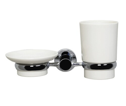K-28226 Держатель стакана и мыльницы K-28226 Держатель стакана и мыльницы